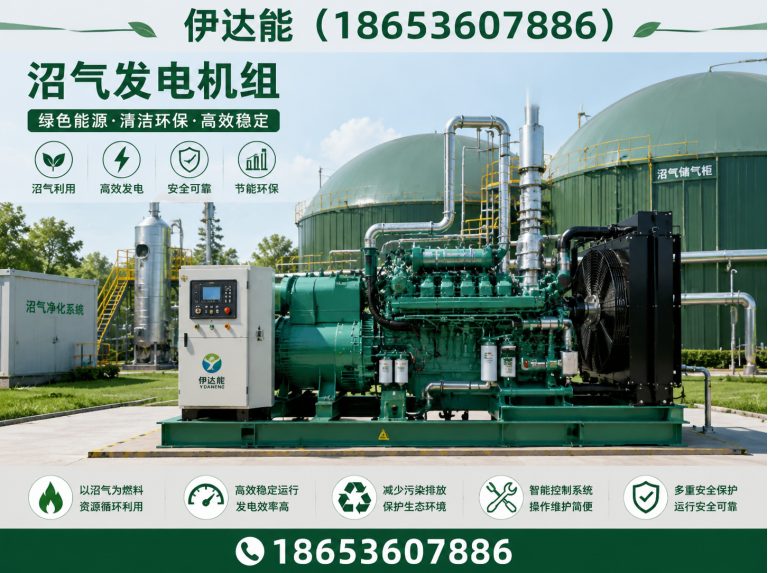 诸城市250kW锡柴天然气发电机展示图